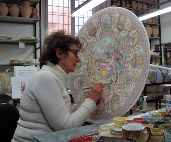 Pittura su ceramica, Laura Silvagni - La Vecchia Faenza