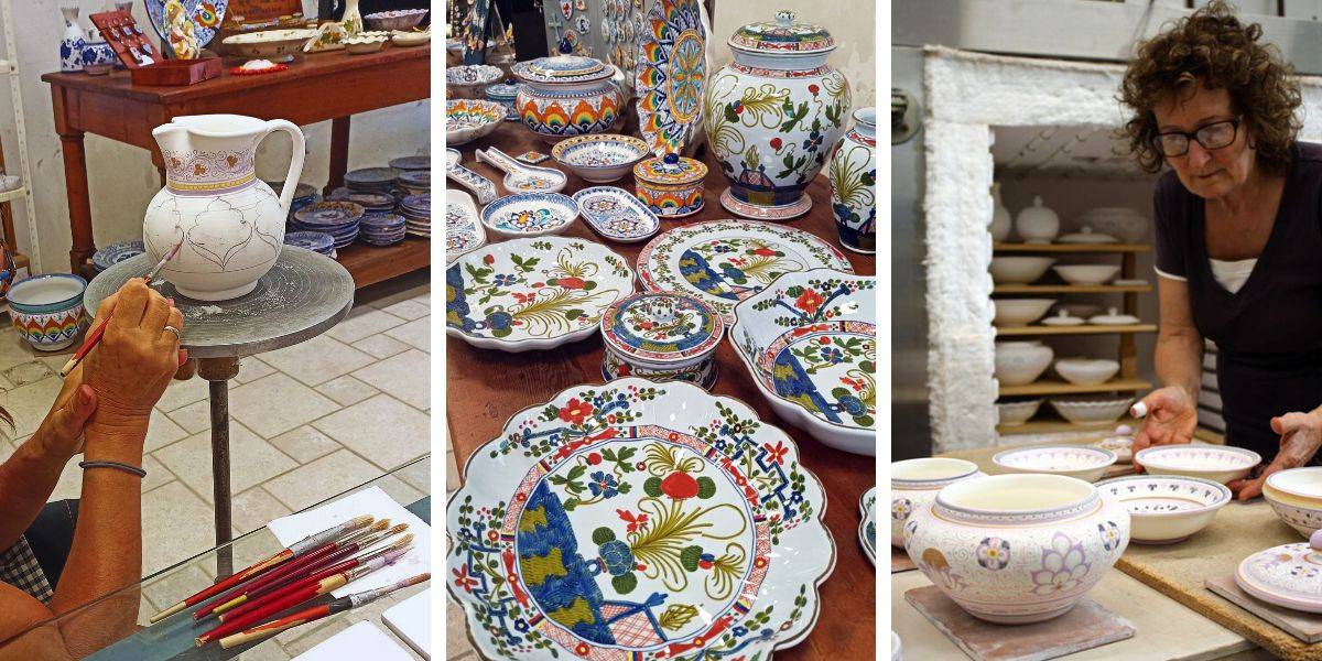 visite guidate per gruppi alle ceramiche artistiche tradizionali di La Vecchia Faenza