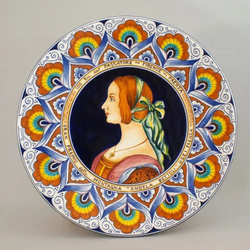 Majolica plate for the winner of the King of the Mountains at the 100 km del Passatore 2025