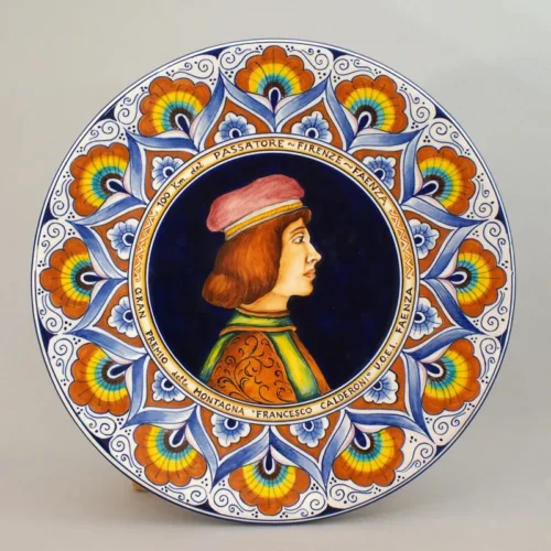 Majolica plate for the winner of the King of the Mountains at the 100 km del Passatore 2025